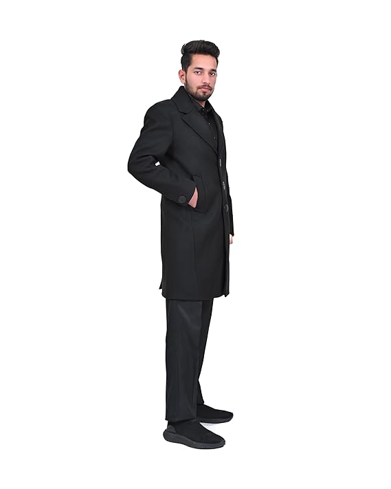 Eclipse Wool Over Coat for Men & Boys | Long Jacket, Stylish & Warm Outerwear