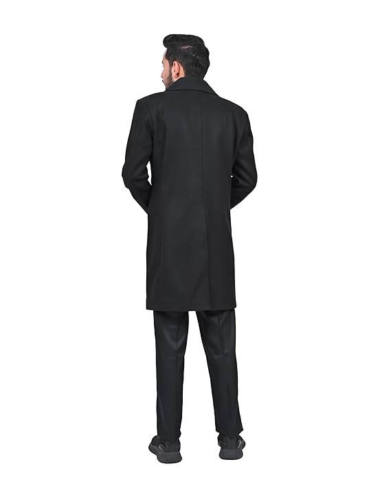 Eclipse Wool Over Coat for Men & Boys | Long Jacket, Stylish & Warm Outerwear