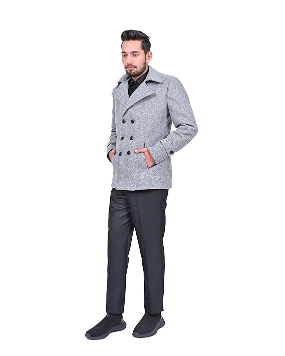 MbyM Monarch Grey for Men & Boys, Slim Fit Winter Wear