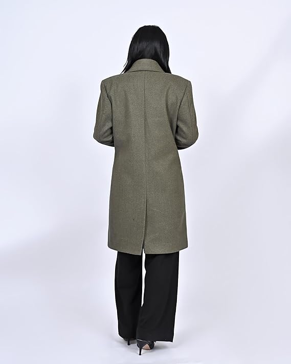 Regal Overcoat | Regular Fit Winter Wear Long Jacket | Stylish & Warm Outerwear for Women & Girls