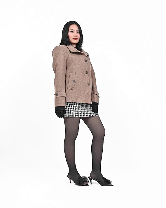 Timeless Jacket with Slim Fit Winter Wear Short Jacket | Stylish & Warm Outerwear for Women & Girls