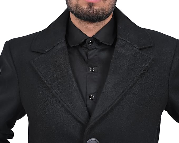 Eclipse Wool Over Coat for Men & Boys | Long Jacket, Stylish & Warm Outerwear