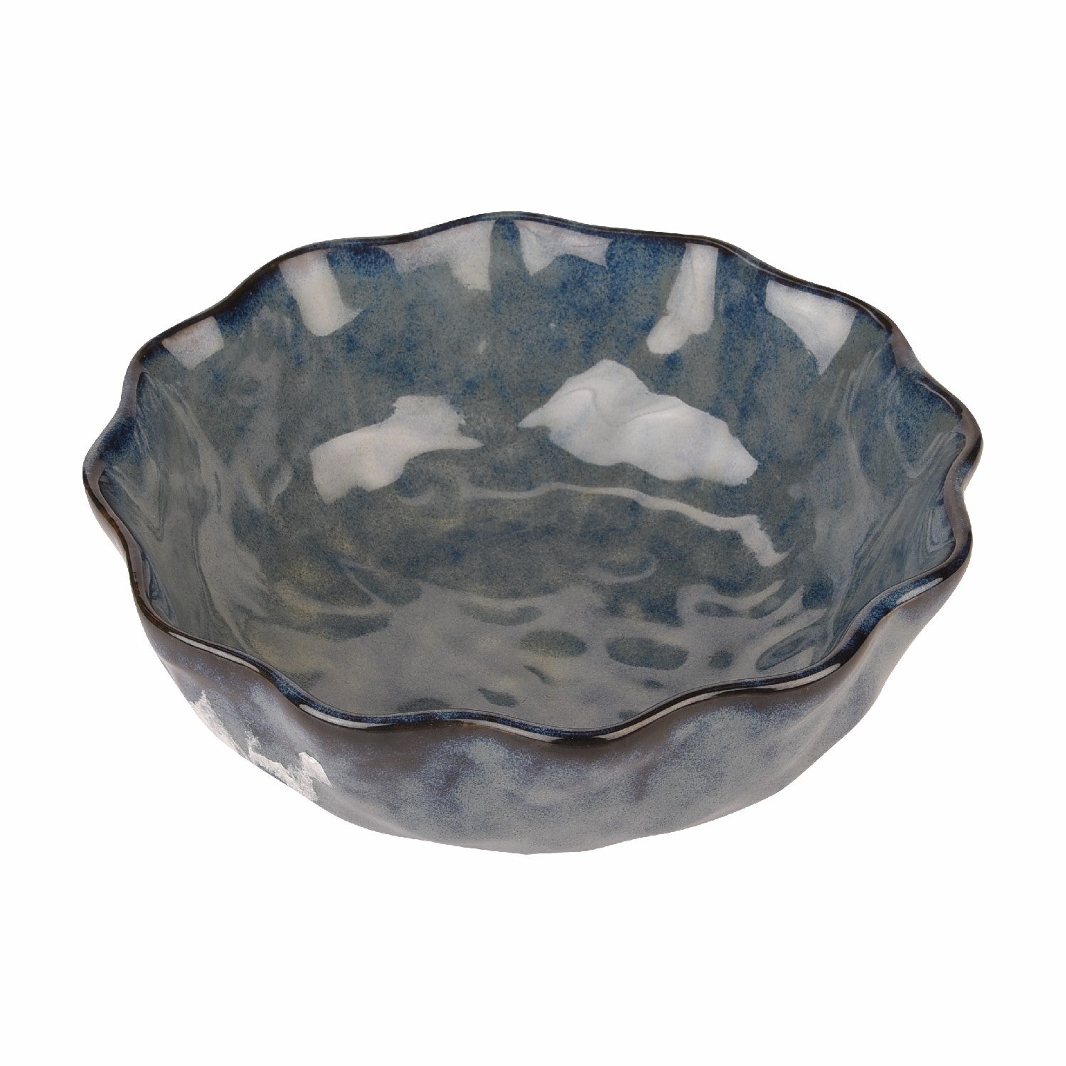 Azure Serving Bowl - L