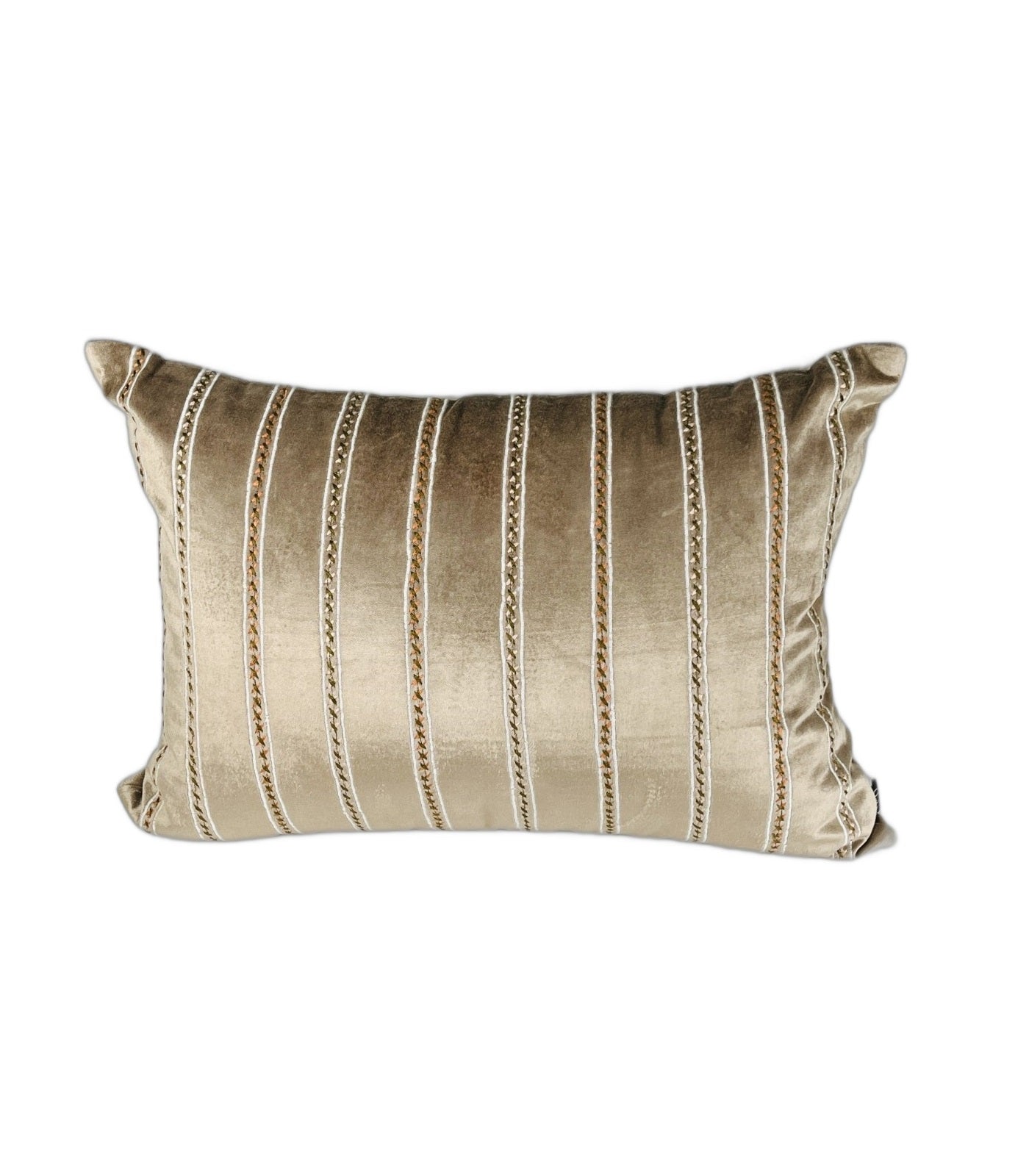 Velvet Tan Cushion - S