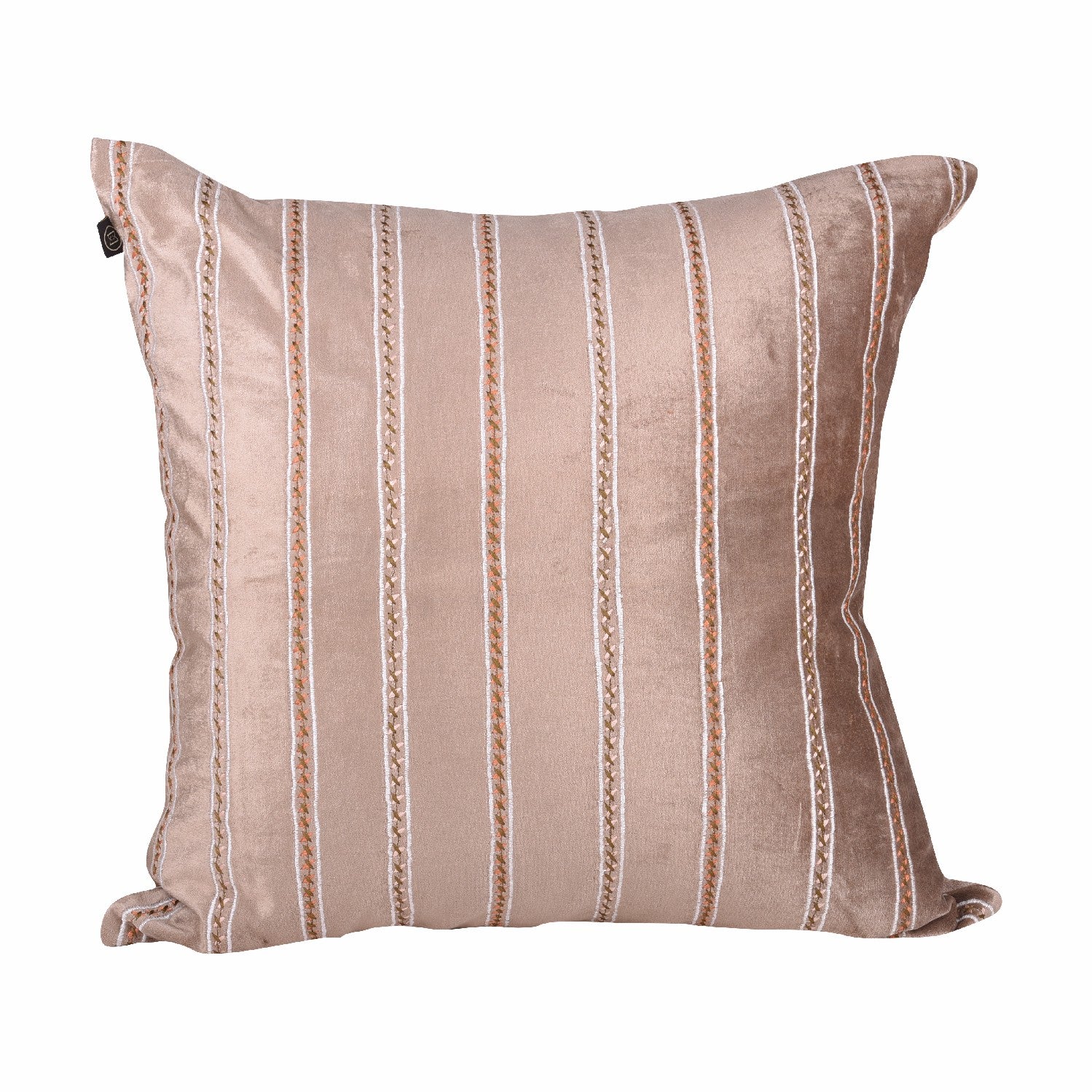 Velvet Tan Cushion - L