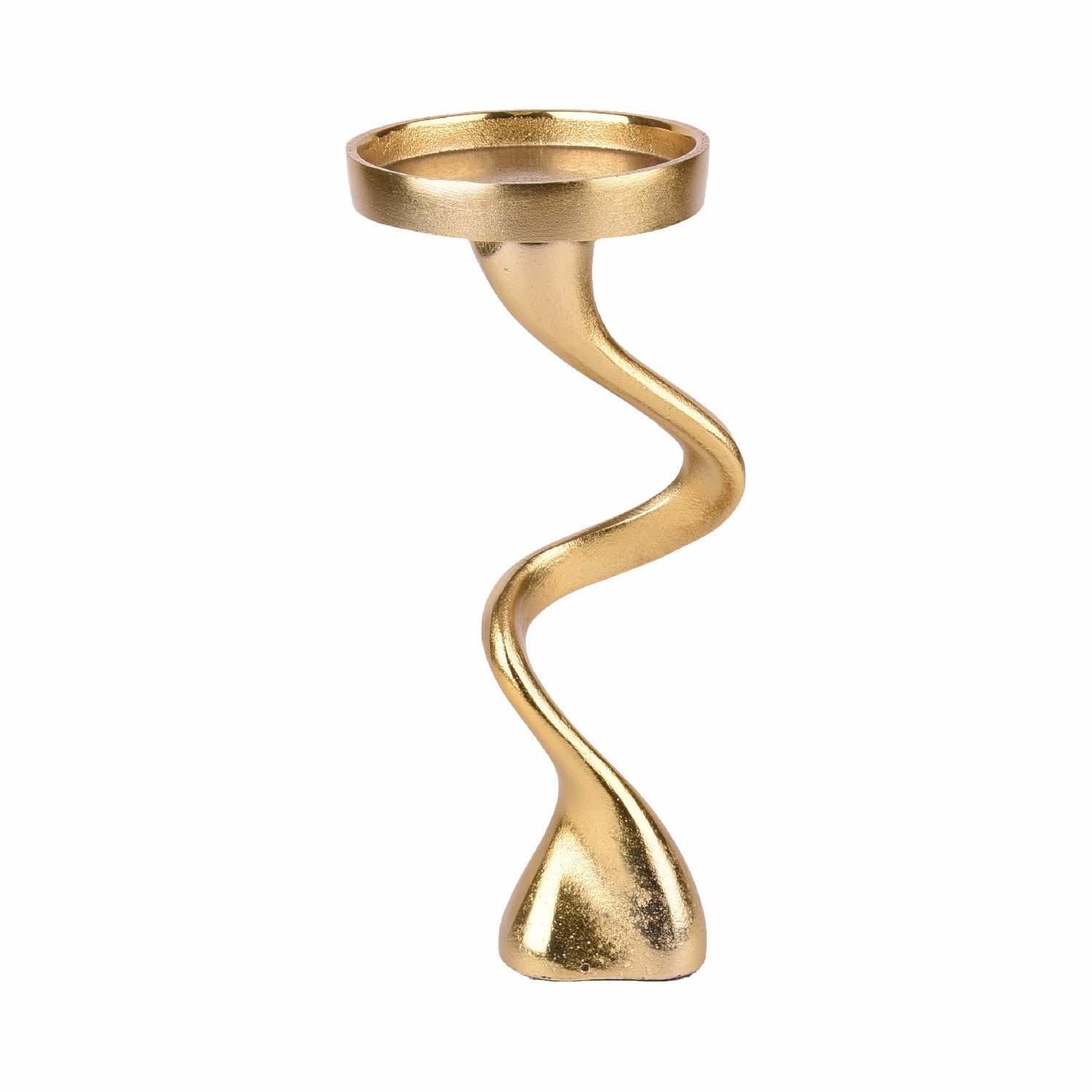 Swirl Pillar Candle Holder - S