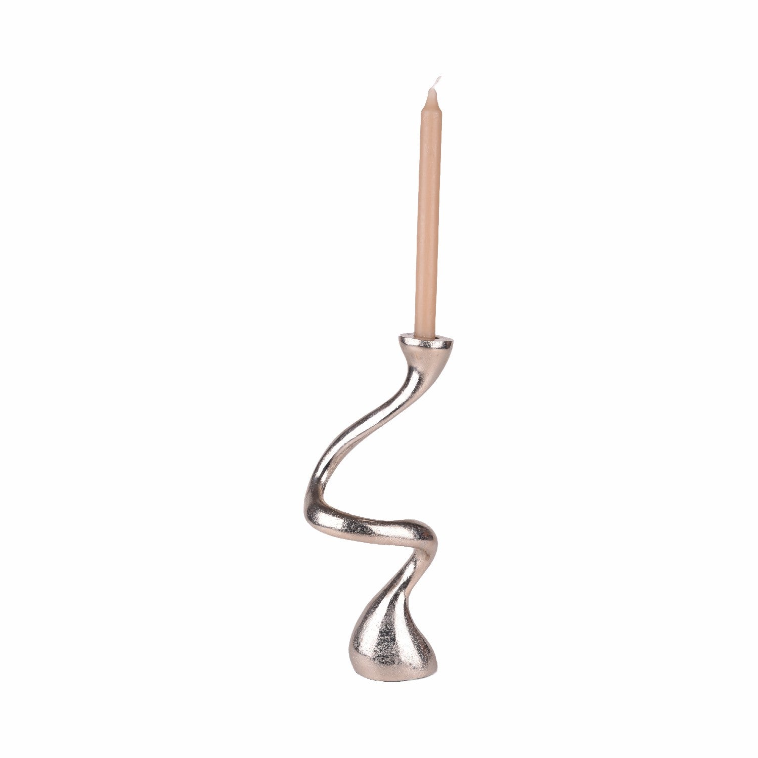 Swirl Taper Candle Holder - L