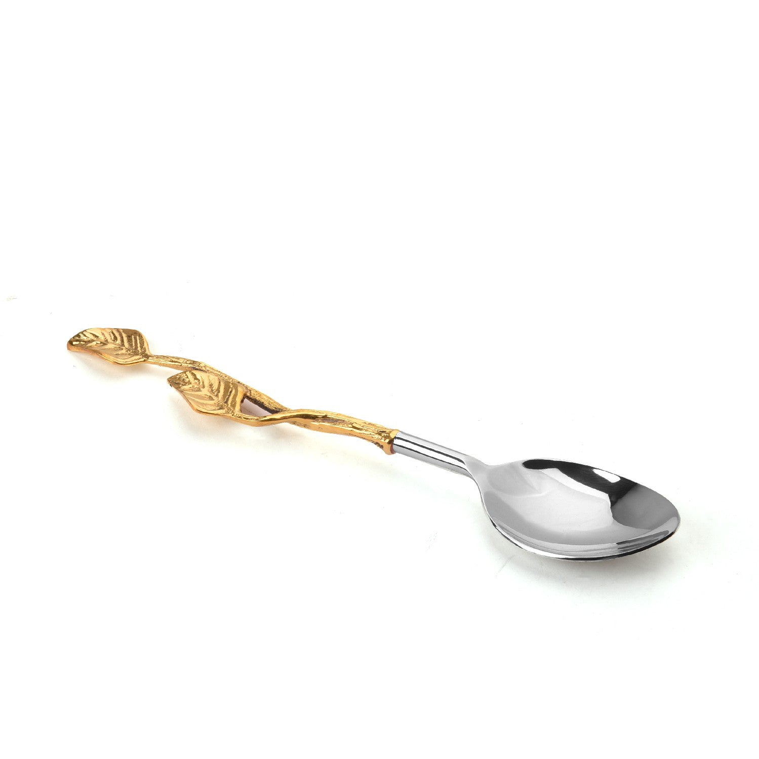 Golden Foliage Dessert Spoons SO6