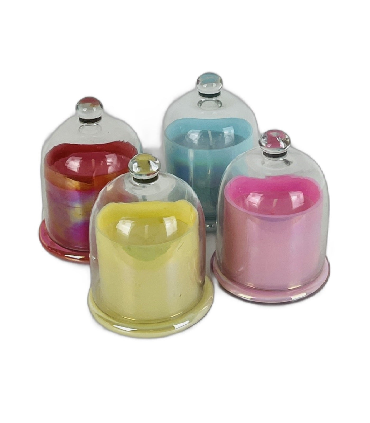 Glass Bell Candle - L