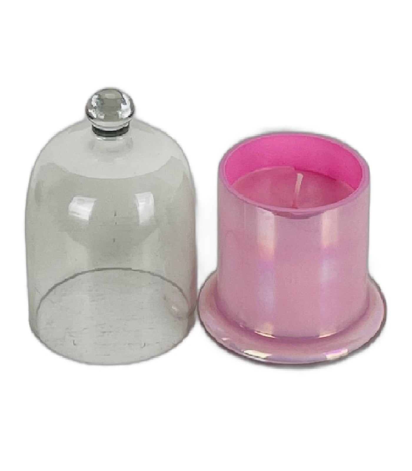 Glass Bell Candle - L