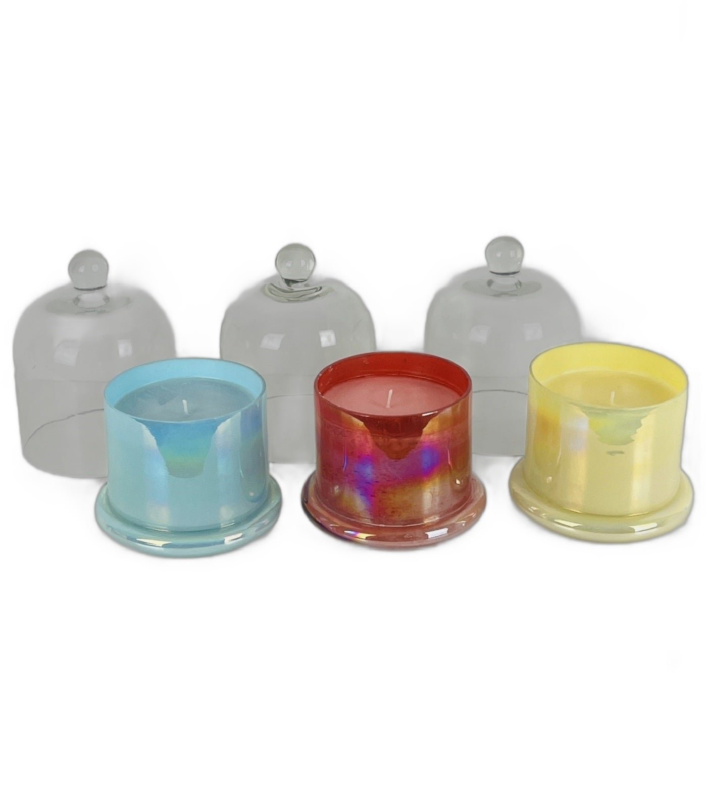 Glass Bell Candle - S