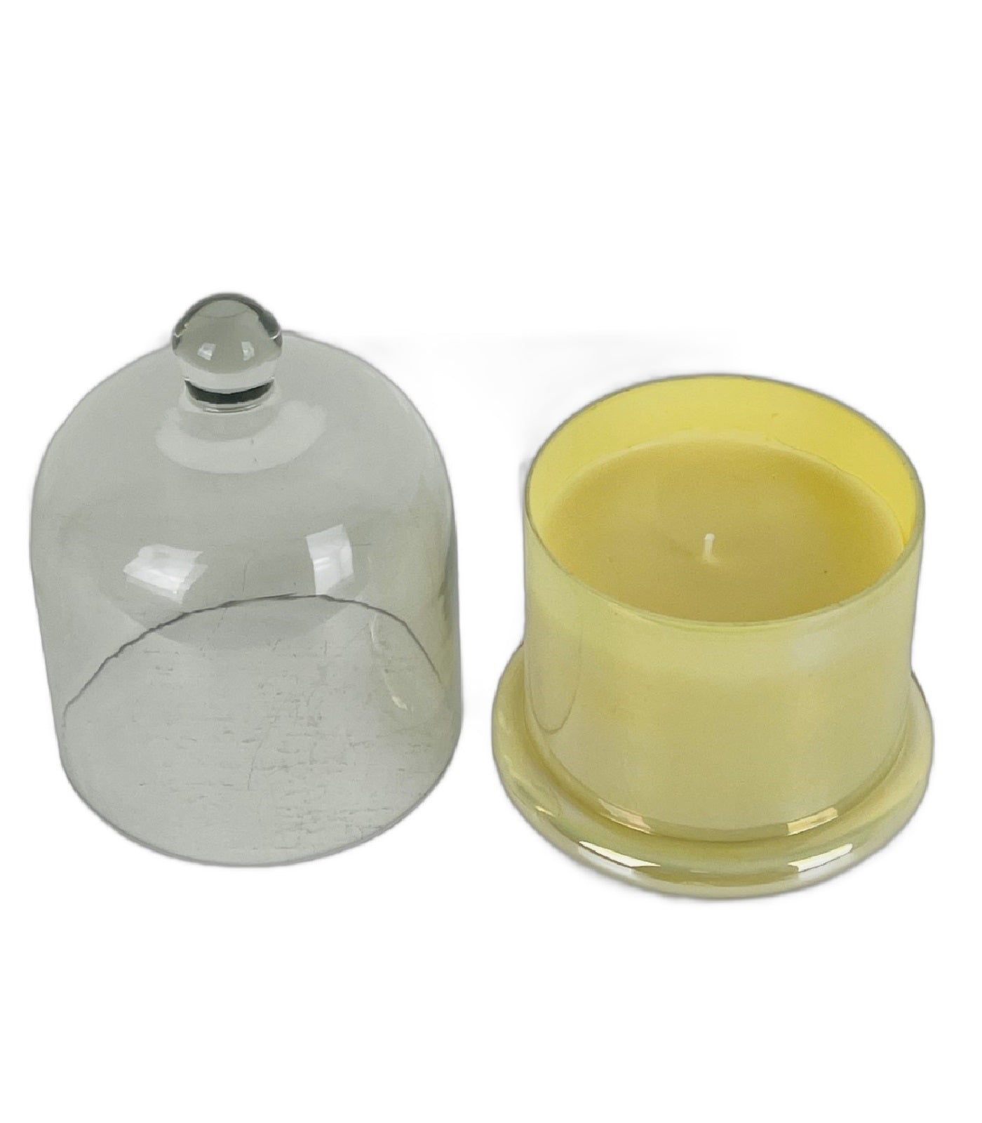 Glass Bell Candle - S