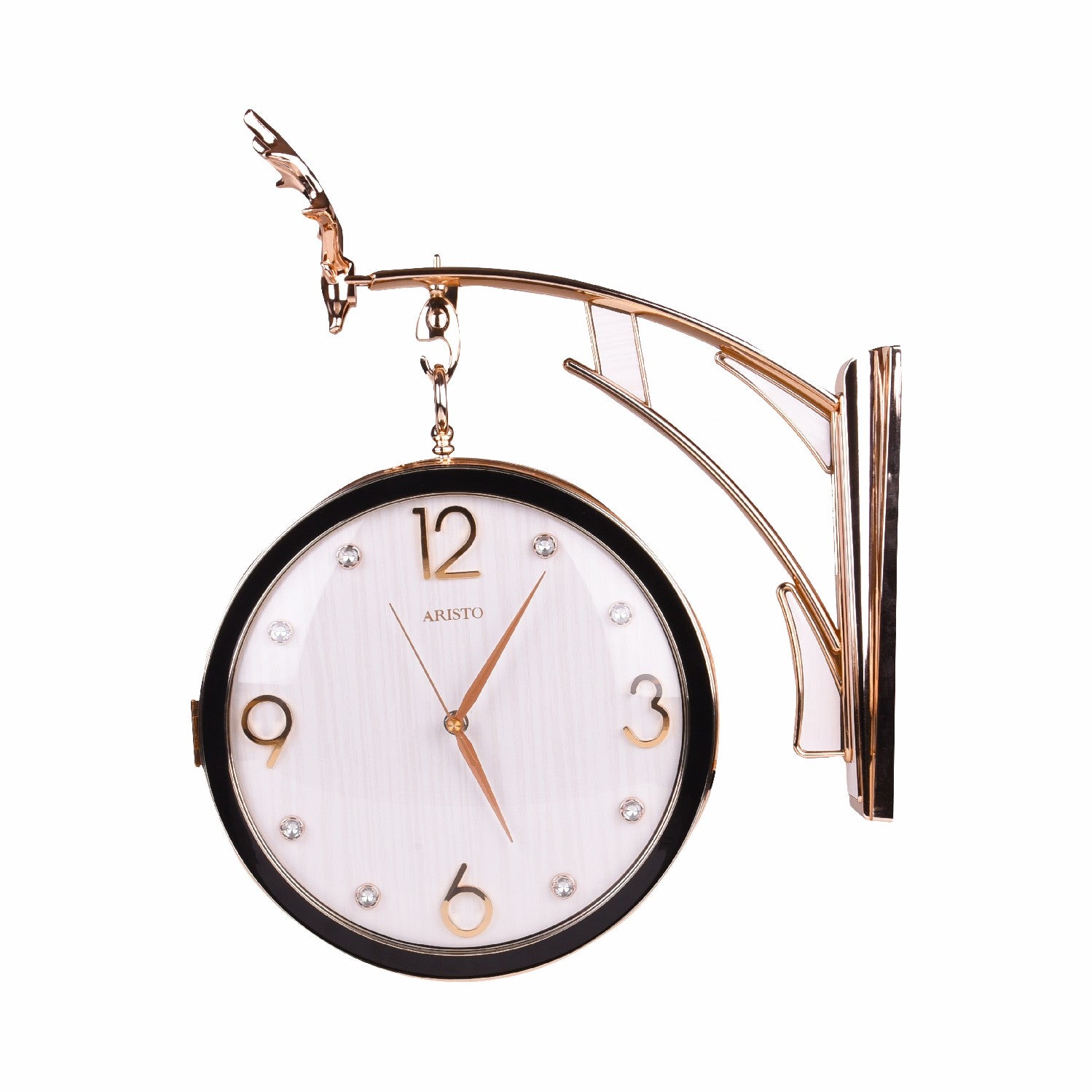 Minimalist Rose Gold Wall Clock